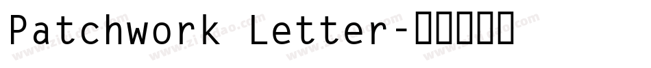 Patchwork Letter字体转换